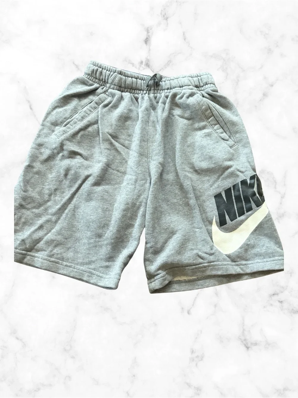 Nike Light Gray Logo Sweat Short
